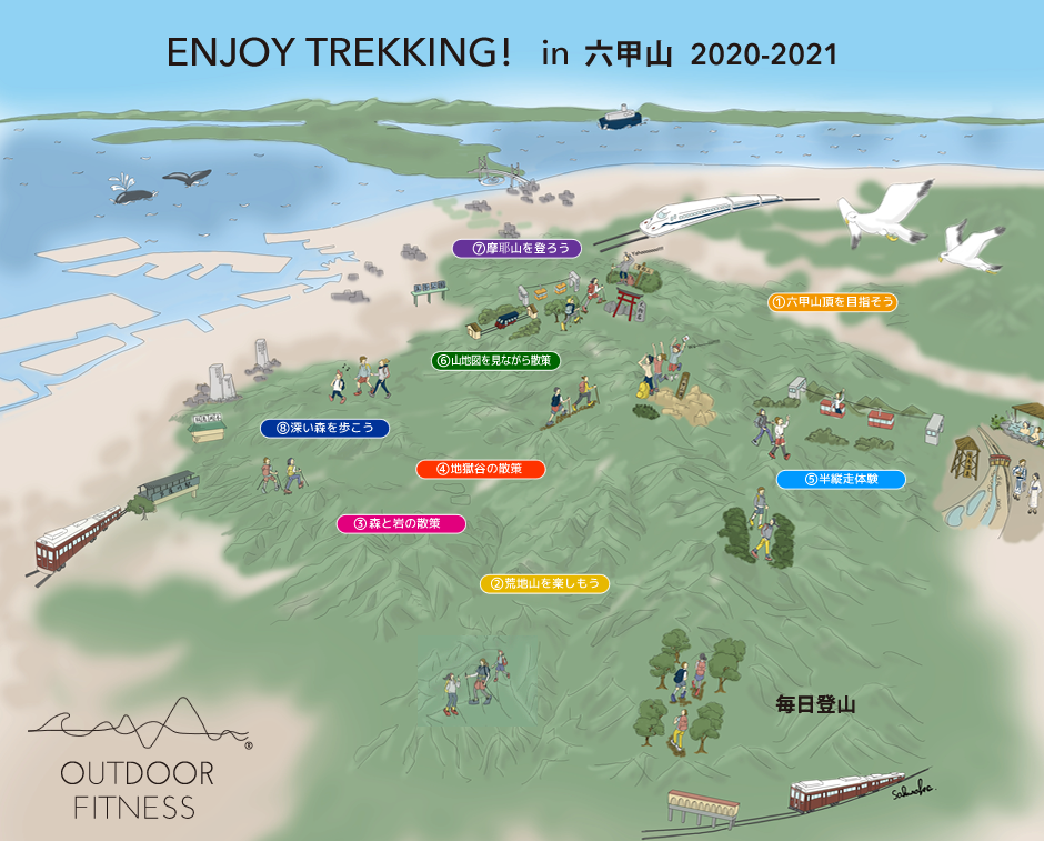 Enjoy Trekking in 六甲山2020-2021 全8回シリーズ